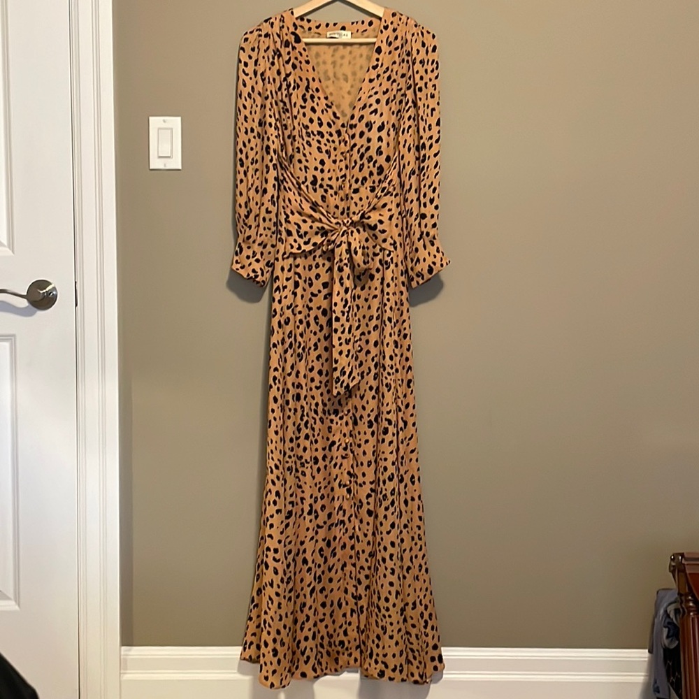 Nicholas silk floor length dress